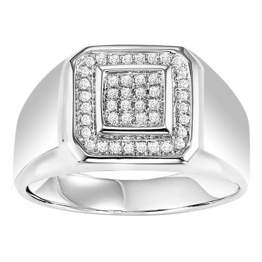 Sterling Silver Diamond Ring 1/4 ctw